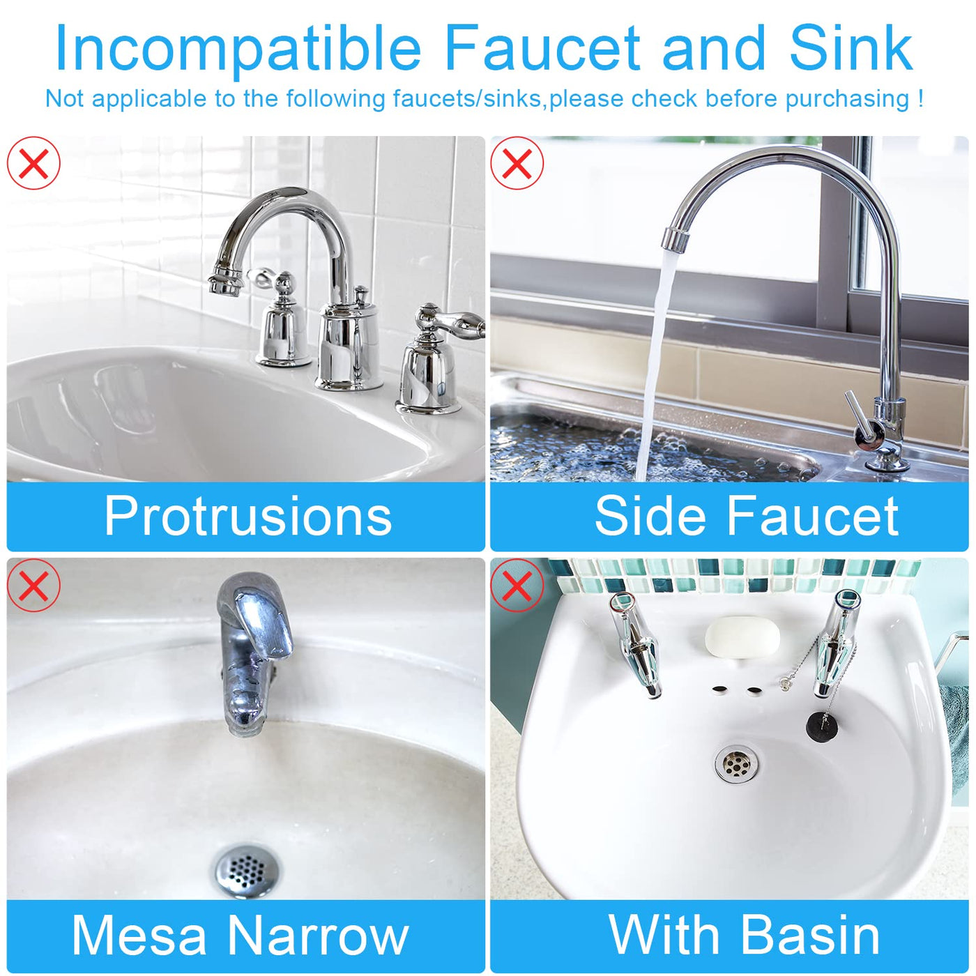  Kitchen Sink Faucet Splash Guard