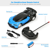 GaHoo Remote Control Car for Kids - 1/16 Scale Electric Remote Toy Racing, with Led Lights Rechargeable High-Speed Hobby Toy Vehicle, RC Car Gifts for Age 3 4 5 6 7 8 9 Year Old Boys Girls (Blue)