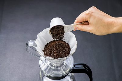 Pour Over Coffee Dripper By Sanyo Sangyo: 1-to-4 Cup FLOWER-SHAPED Brewer | Clever Drip Coffee Maker And Server | For Fresh Ground Coffee | Elegant Smart Design For Better Brewing