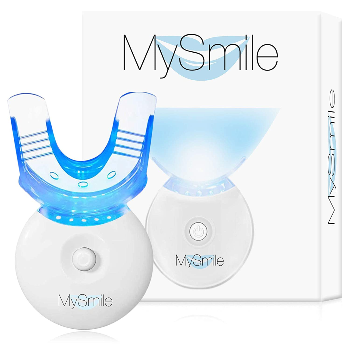 MySmile Teeth Whitening Light, LED Accelerator Light Integrated with Smart Timer and Long Lasting Batteries, 5 LED