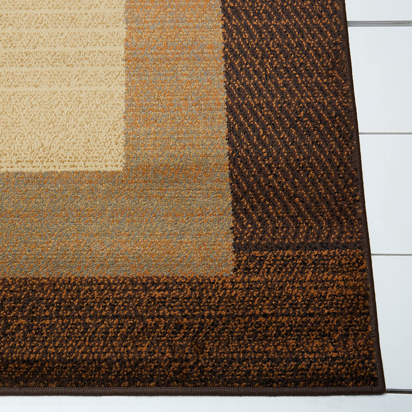 Home Dynamix Royalty Clover Modern Area Rug, Brown Multi, 19.6"x31.5" Rectangle