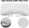 FFsign 6 Pack Replacement Washable Microfiber Steam Mop Pads for Shark Steam Pocket Mop Hard Floor Cleaner S3501 S3550 S3601 S3601D S3801 S3801CO S3901 SE450 S2901 S2902, 6 Pcs Cleaning Steamer Pad