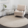 Safavieh Vision Collection VSN606F Modern Ombre Tonal Chic Non-Shedding Stain Resistant Living Room Bedroom Area Rug, 4' x 4' Round, Cream