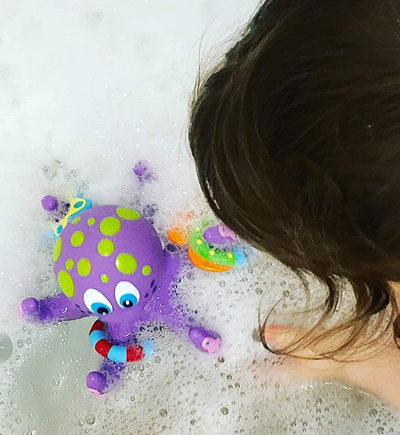 Nuby Octopus Floating Bath Toy , Purple