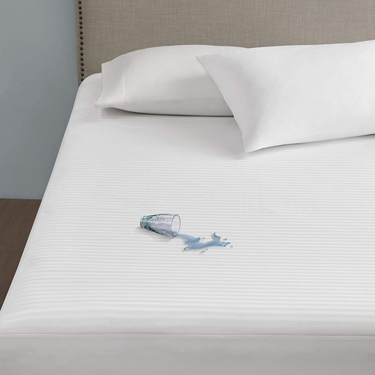 Serta Waterproof Mattress Pad-Cotton Blend Electric Bed Warmer with 10 Heat Settings Controller Zero Radiation, Auto Shut Off, 18" Deep All Around Elastic Pocket, Cal King, White