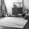 nuLOOM Thigpen Contemporary Area Rug, 4' x 6' Oval, Grey