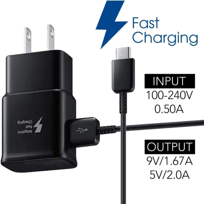 2 Pack Rapid Fast Wall Chargers Compatible With Samsung