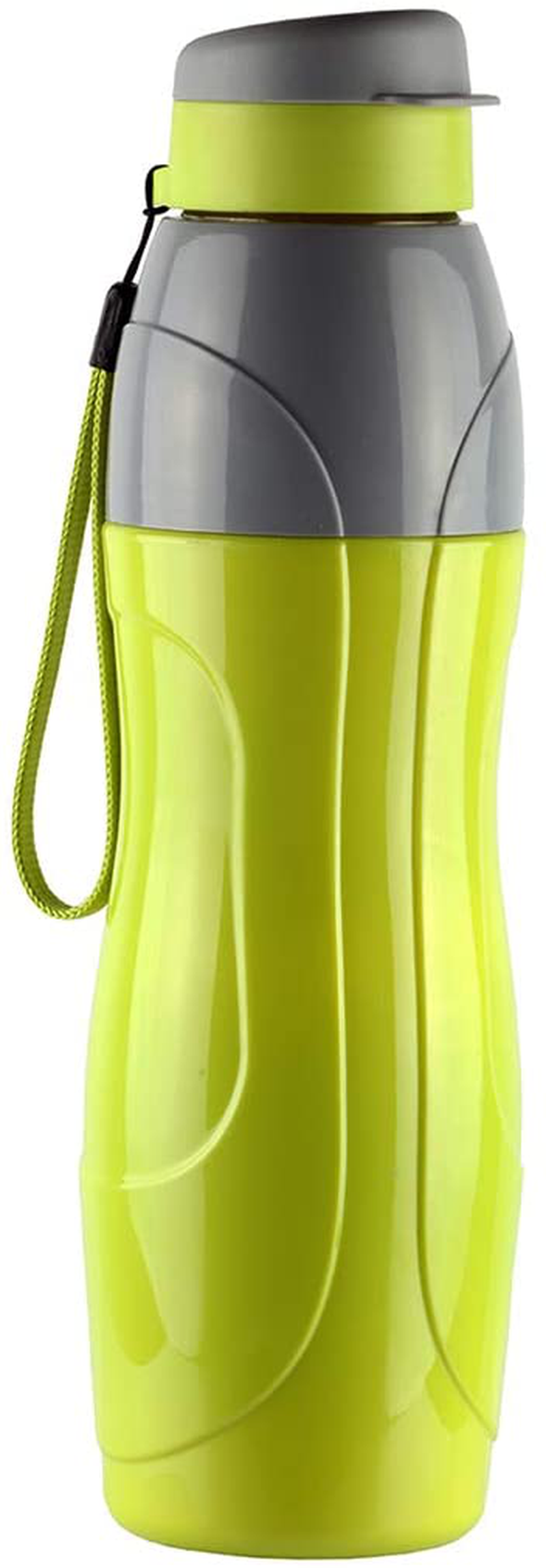 Plastic Insulated BPA Free Leak Proof Water Bottle for Gym, Swimming, Running/Easy Carry Ergonomic Reusable Drinking Container with Wide Mouth and Easy Flip Top Cap