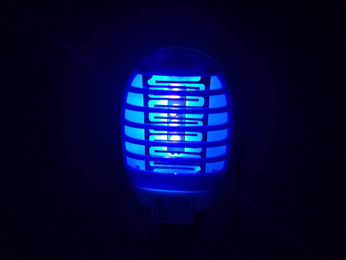 4 Pack Electric Bug Zapper, Plug in Mosquito Killer with UV LED Night Light, Electronic Insect Fly Trap for Indoor Outdoor Use