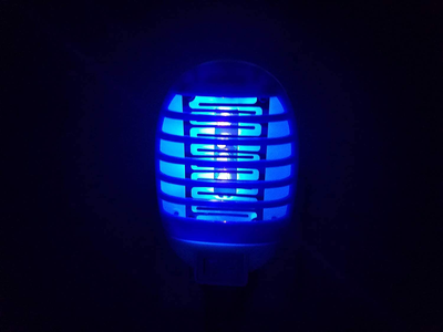 4 Pack Electric Bug Zapper, Plug in Mosquito Killer with UV LED Night Light, Electronic Insect Fly Trap for Indoor Outdoor Use