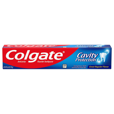 Colgate Cavity Protection Travel Toothpaste with Fluoride, TSA Approved Size - 1 ounce (24 Pack)