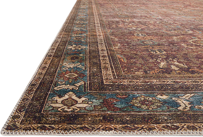 Loloi II Layla LAY-03 Olive Traditional Runner Rug 2'-6" x 7'-6"