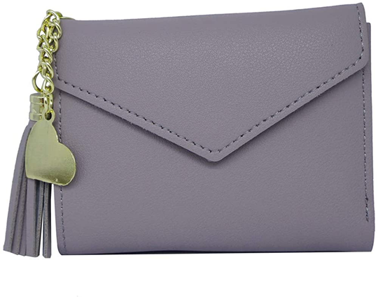 Small Wallet for Women，Ultra Slim Pu Leather Credit Card Holder Clutch Wallets for Women