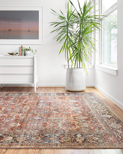 Loloi II Layla LAY-02 Spice Traditional Accent Rug 2'-0" x 5'-0"