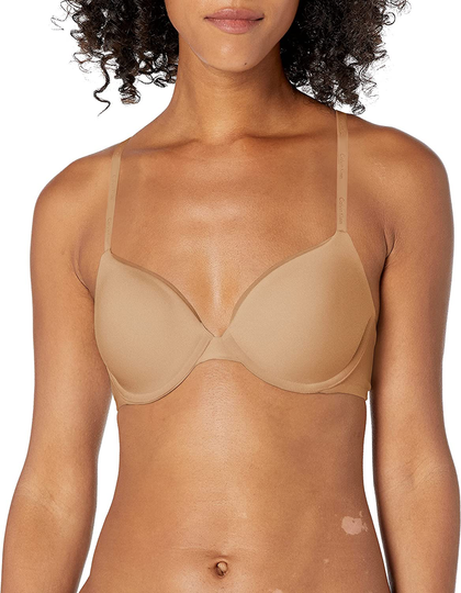 Calvin Klein Womens Constant Convertible Strap Lightly Lined Demi Bra