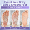 Foot Peel Mask (5 Pairs) - Foot Mask for Baby Feet and Remove Dead Skin - Baby Foot Peel Mask with Lavender and Aloe Vera Gel for Men and Women Feet Peeling Mask