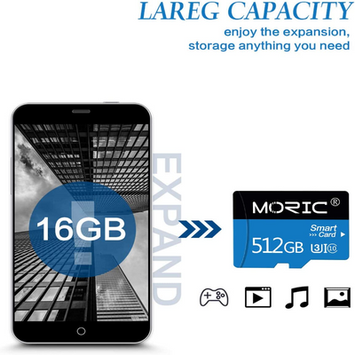 512GB Micro SD Card Memory Card Class 10 High Speed Ultra Micro SDXC