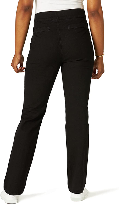 Chic Classic Collection Women's Easy-fit Elastic-Waist Pant