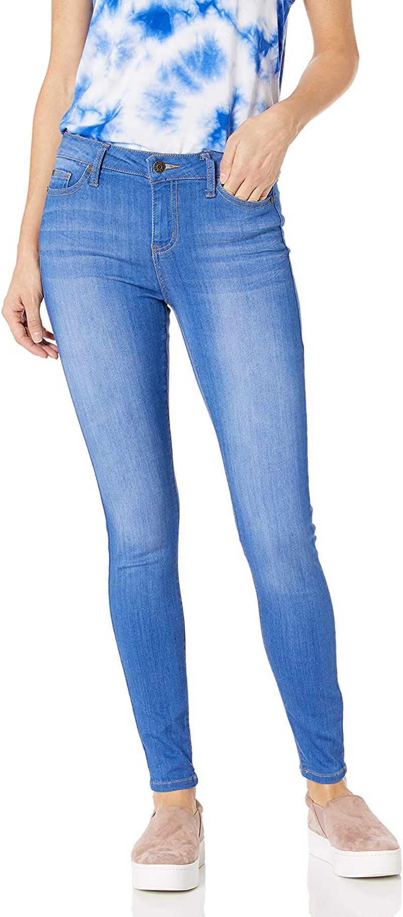 Celebrity Pink Jeans Women's Infinite Stretch Mid Rise Skinny Jean