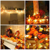 Fall Leaves Twinkle Decoration Lighted Garland, 20 LED 11 FT String Lights Battery Operated