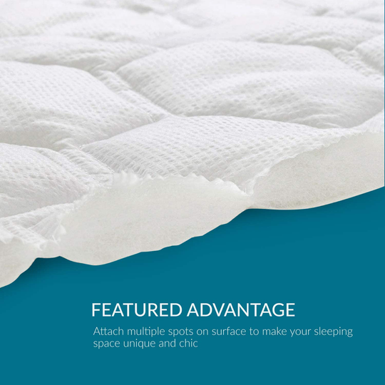 Bedsure Queen Mattress Pad Deep Pocket - Quilted Mattress Cover for Queen Bed PillowTop Mattress Protector, Fitted Sheet Mattress Cover, 60 x 80 inches, White