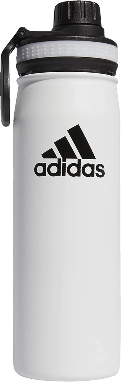 adidas 600 ML (20 oz) Metal Water Bottle, Hot/Cold Double-Walled Insulated 18/8 Stainless Steel