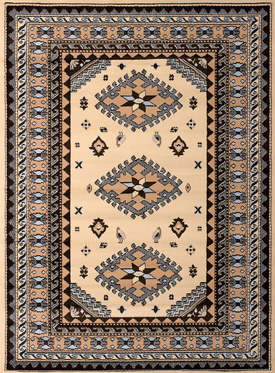 United Weavers of America Dallas Tres Rug, 5 x 8', Ash Beige