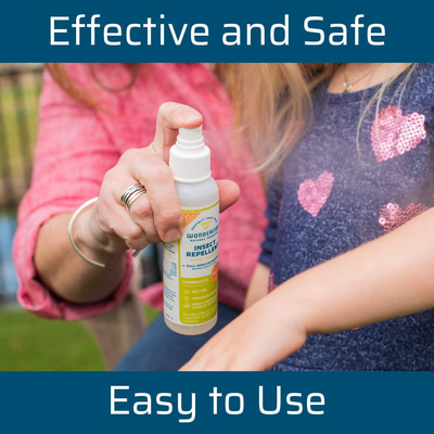 Wondercide - Mosquito, Tick, Fly, and Insect Repellent with Natural Essential Oils - DEET-Free Plant-Based Bug Spray and Killer - Safe for Kids, Babies, and Family - Peppermint 2-Pack of 4 oz Bottle