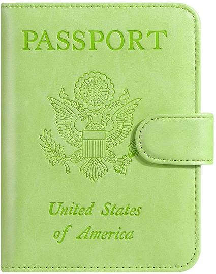 Passport Holder Cover Wallet RFID Blocking Leather Card Case Travel Accessories for Women Men