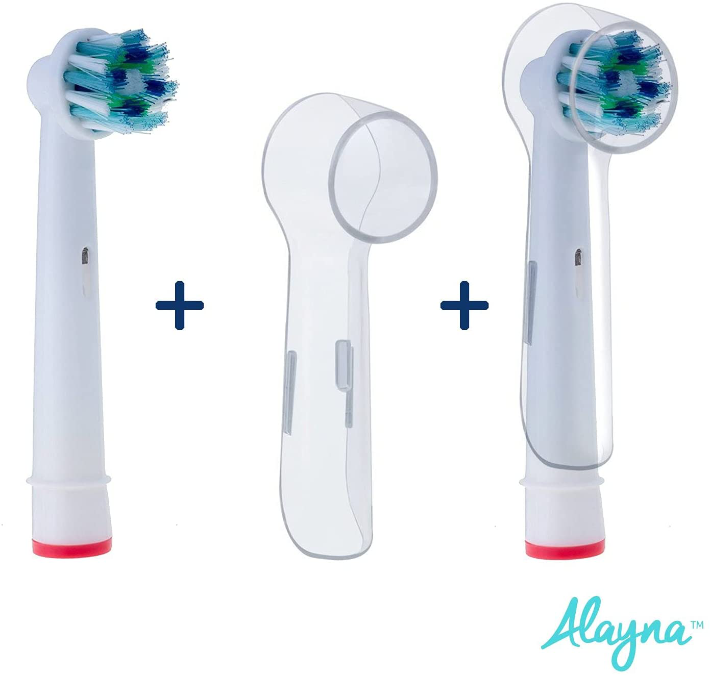 Oral B Replacement Brush Head Protection Cover Caps- 4 Pk – Keep Your Electric Toothbrush Heads Dust & Germ Free- Great Convenience for Travel & Everyday Use- Case Contributes to Sanitary Health