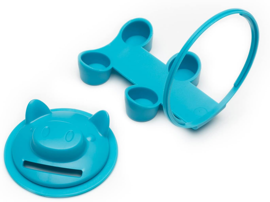 Jarware Piggy Bank Lid for Regular Mouth Mason Jars, Pink