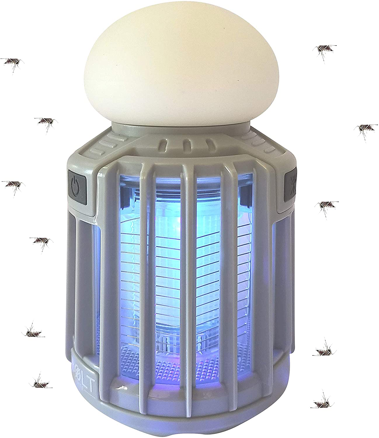 BOLT LITE Camping Lantern + Bug Zapper Mosquito and Fly Killer Rechargeable Portable Light Pest Repellent