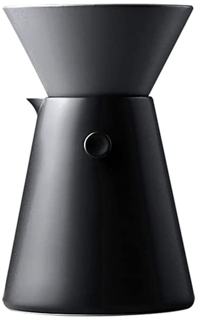 Riipoo Pour Over Coffee Maker, Ceramic Hand Brewed Coffee Pot，22 Ounce