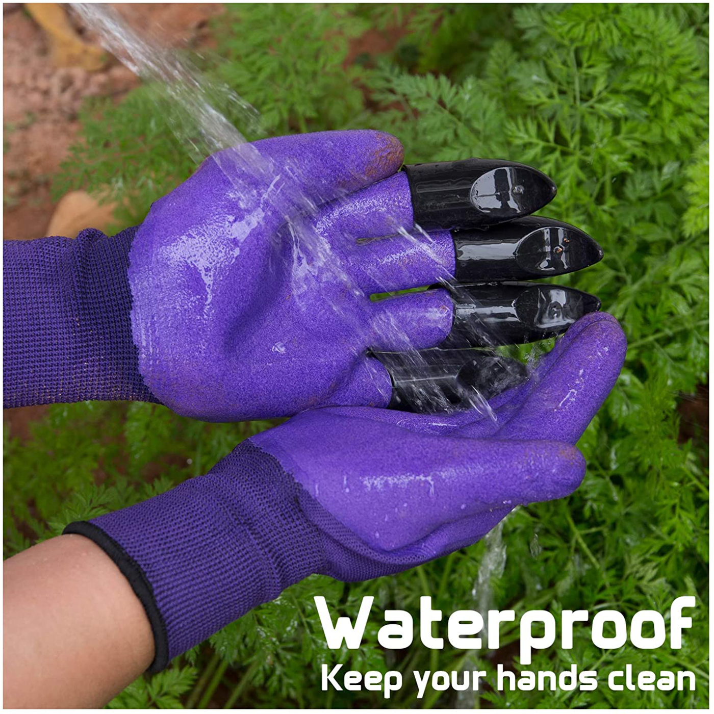Garden Gloves with Claws for Women and Men outdoor Digging Planting Weeding Seed