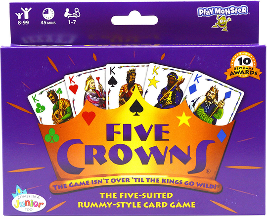 SET Enterprises Five Crowns Card Game