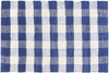 GLAMBURG Cotton Buffalo Check Plaid Rugs Washable, Handwoven Checkered Rug Welcome Door Mat 22x34 Rug for Kitchen Bathroom Outdoor Porch Laundry Living Room, Farmhouse Reversible Rag Rug Blue White