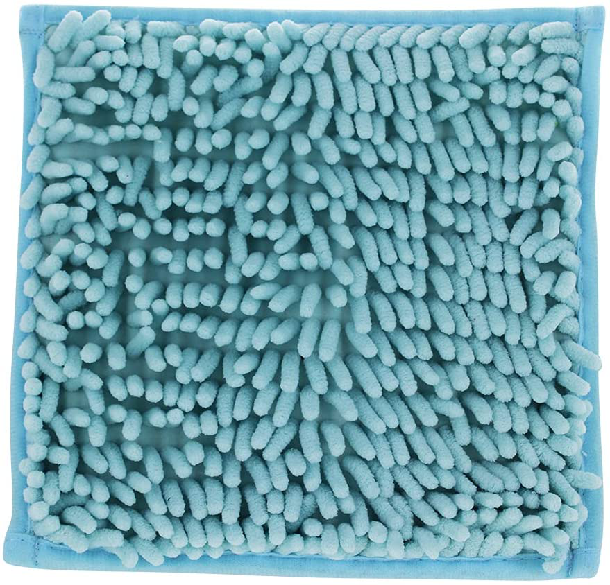 School Locker Interior 10" Square Locker Fur Rug Carpet (Torquoise/Aqua)