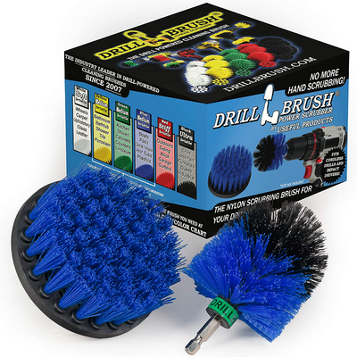 2 Piece BBQ Grill Brush Accessory Set For Power Drill