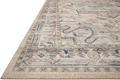 Loloi II Hathaway Collection HTH-07 Multi / Ivory, Traditional Accent Rug, 3'-6" x 5'-6"