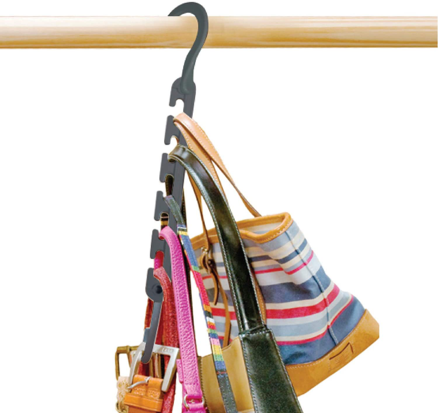 Wonder Hanger Max New & Improved, Pack of 24 – Triples Closet Space for Easy, Effortless, Wrinkle-Free Clothes, Comes Fully Assembled, White