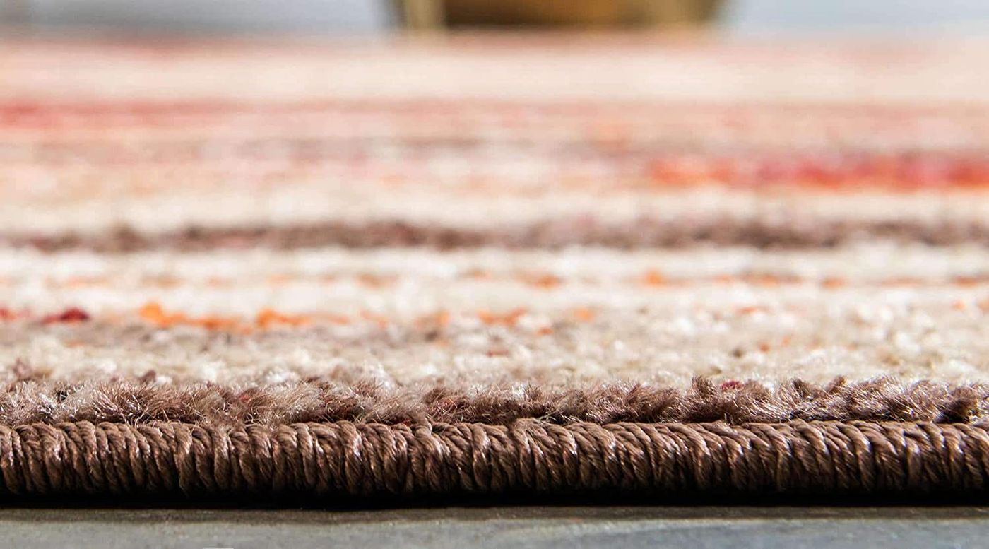 Unique Loom Autumn Collection Gradient Casual Warm Toned Area Rug, 2 x 3 Feet, Beige/Dark Brown