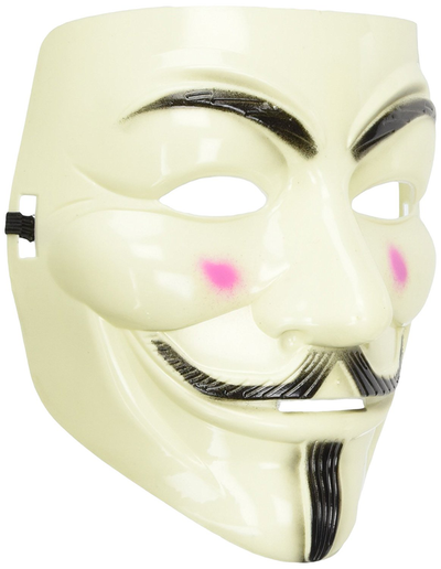 V for Vendetta Anonymous Guy Fawkes Plastic Mask