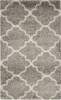 SAFAVIEH Hudson Shag Collection SGH282B Moroccan Trellis Non-Shedding Living Room Bedroom Dining Room Entryway Plush 2-inch Thick Accent Rug, 2'3" x 3'9", Grey / Ivory