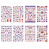 400+ Pieces Holiday Self-Adhesive Nail Decals for Manicures