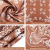 3 Pcs 27.5 Inches Satin Head Scarf Hair Scarf Silk Head Scarf Silk Bandana Silk Hair Wrap Neck Scarf for Women Girls