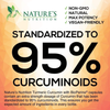 Turmeric Curcumin Highest Potency 95% Curcuminoids 1950mg with BioPerine Black Pepper for Ultra High Absorption, Made in USA, Best Vegan Joint Support by Natures Nutrition - 60 Capsules
