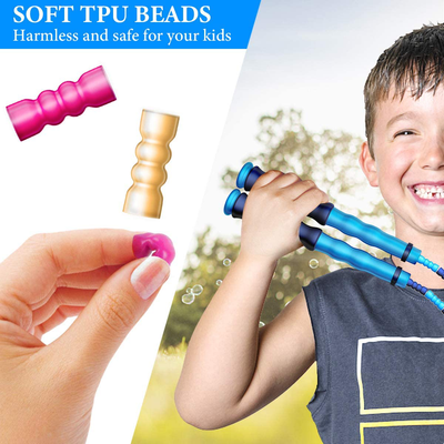 2 Pack Soft Beaded Skipping Rope - 9.8 ft