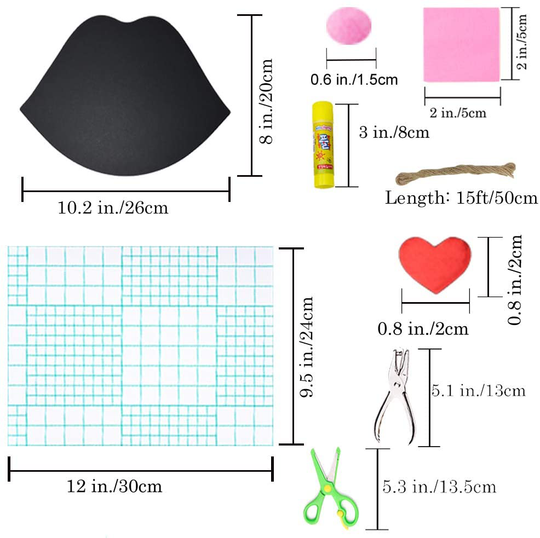 Exquiss Valentine Tissue Paper Suncatchers Craft Valentine’s Day Suncatchers Lips Suncatchers Craft for Kids Craft DIY Crafts