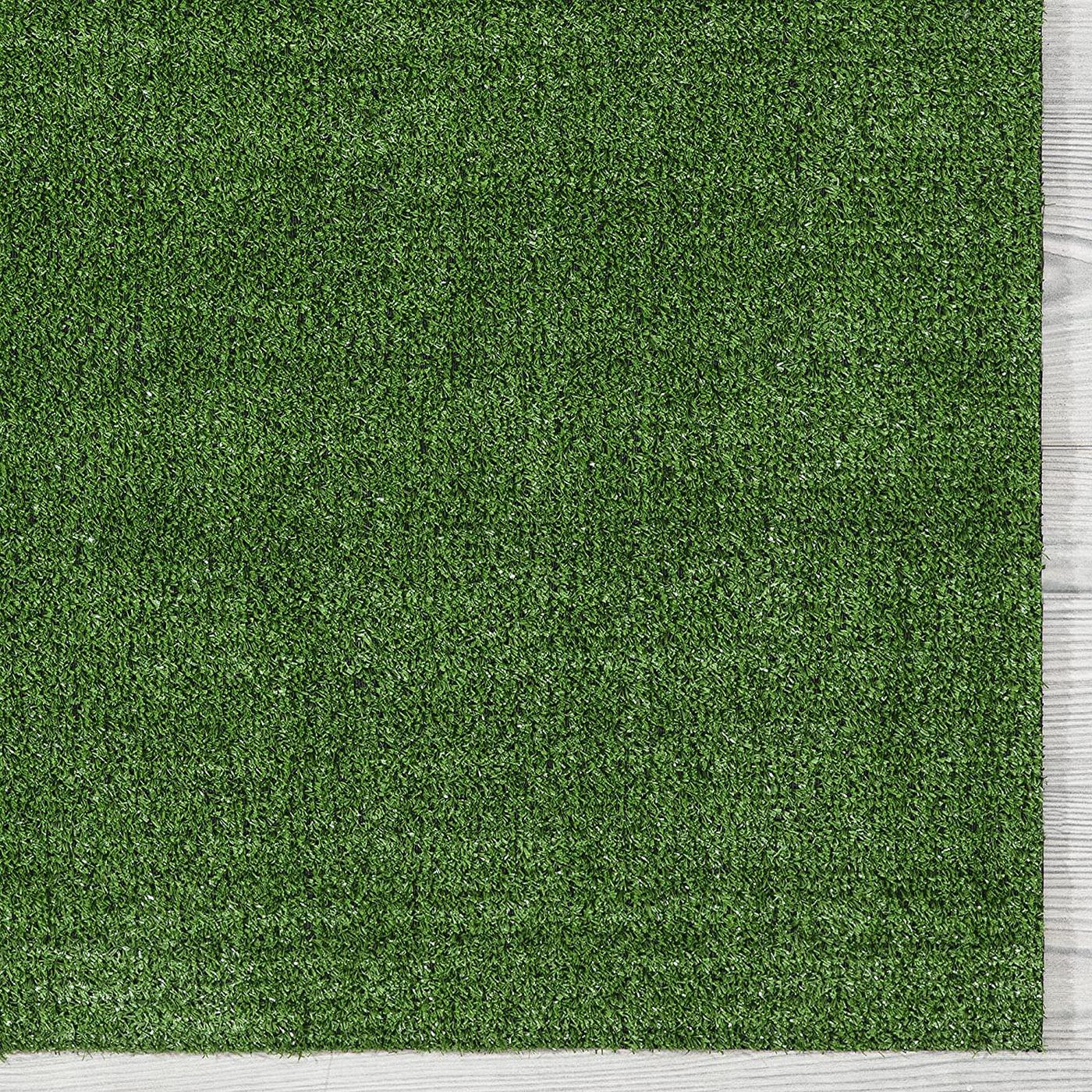 Ottomanson Evergreen Artificial Turf Area Rug, 2'7" X 7', Green