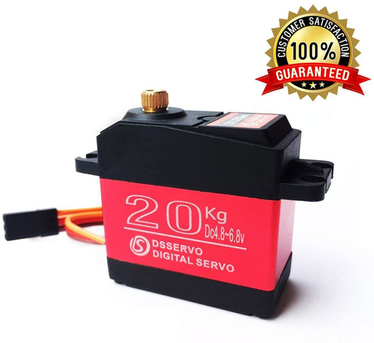 ANNIMOS 20KG Digital Servo High Torque Full Metal Gear Waterproof for RC Model DIY, DS3218MG,Control Angle 270°